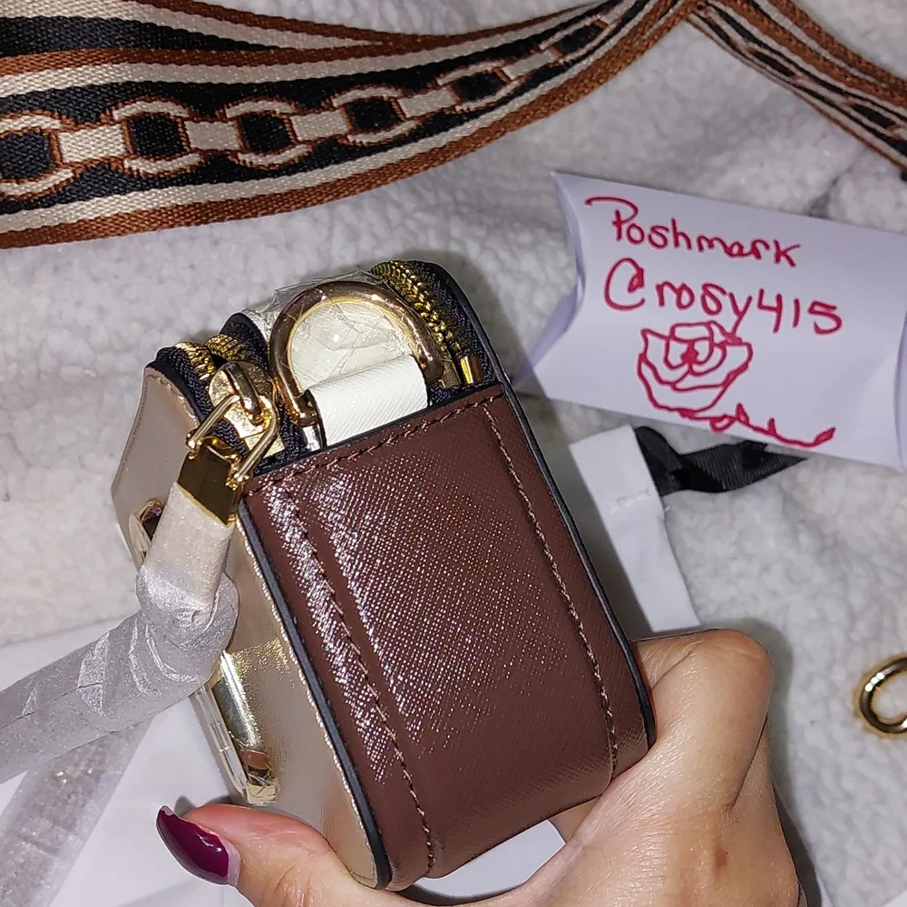 RARE New🤎Neutral✨Marc Jacobs Snapshot Chain Print bag❗️ - Picture 7 of 17